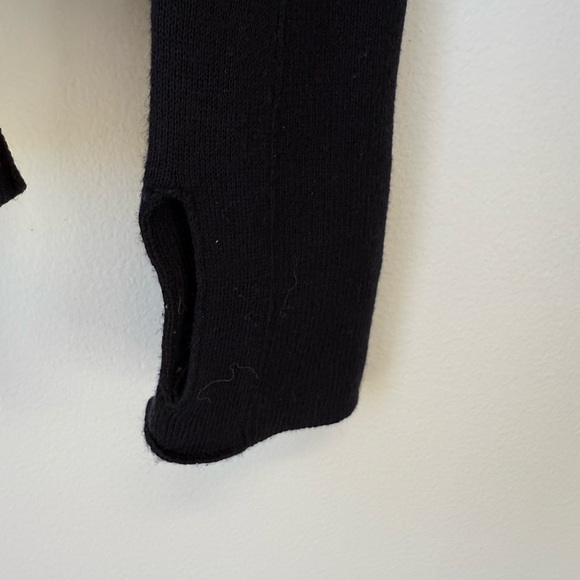 LULULEMON BRING IT BACKBEND SWEATER Black Boolux Cashmere Blend - Picture 7 of 8